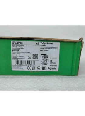 SCHNEIDER 电动 GV3P80 摩托车断路器 690VAC 3 杆 7080A