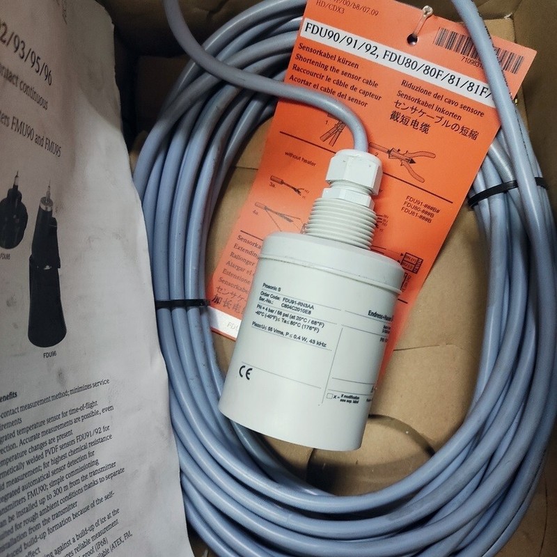 NEW ?▄?▄? ENDRESS + HAUSER – PROSONIC S – FDU91-RN3AA