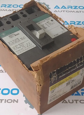 GE General Electric TED136040 40A 3 Pole Molded Case Circuit