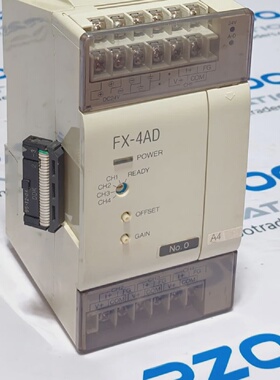 三菱电气公司FX4ADDC24V可编程控制器FX4AD二手