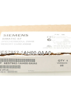 Siemens Speichermodul 256KB | 6ES7 952-1AH00-0AA0 | E:05 | 6