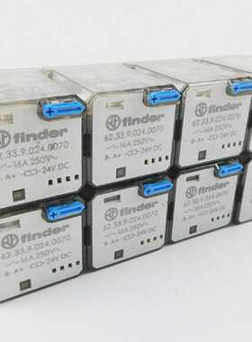 8x FINDER 62.33.9.024.0070 16A250VAC 24VDC LEISTUNGSRELAIS