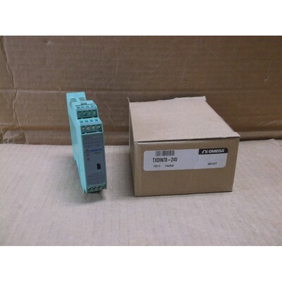 TXDIN70-24V OMEGA Nuovo IN Scatola Doppio 2 Canale Temperatu