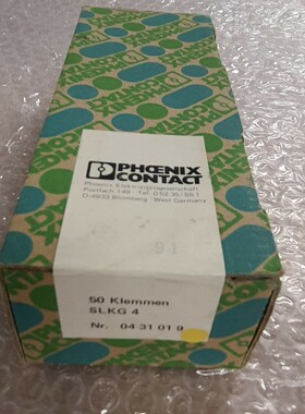 PHOENIX CONTACT SLGK 4 0431019 50 Klemmen - NEU/OVP - worldw