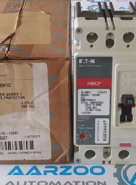 Nouveau HMCP030H1C EATON 30AMP 600VAC250VDC Disjoncteur 3Ple