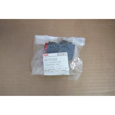 CBK-PIF1R10 Abb Neuf en Bo?te Rouge Illuminé Bouton Interru