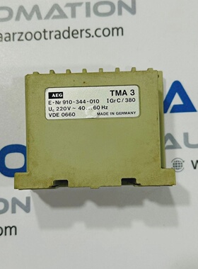 AEG tma 3 relay E NR 910344010 VDE 0660 New Without Box