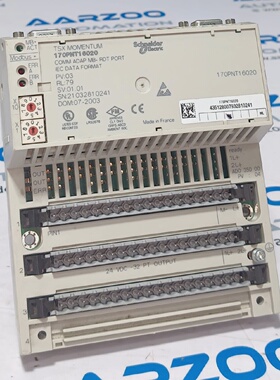 SCHNEIDER170PNT16020MODBUSPLUS通信适配器带IO底座170ADO35000