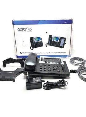 Grandstream GXP2140 4-Leitungs IP-Telefon, 4,3 LCD, PoE, Blu