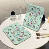 便携手持桌面折叠镜大号梳妆镜化妆镜学生宿舍工位专用可随身便携