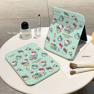 便携手持桌面折叠镜大号梳妆镜化妆镜学生宿舍工位专用可随身便携