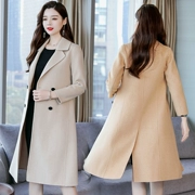 Áo len cashmere hai mặt nữ mới phiên bản Hàn Quốc của phụ nữ mảnh mai giảm béo - Áo Hàn Quốc