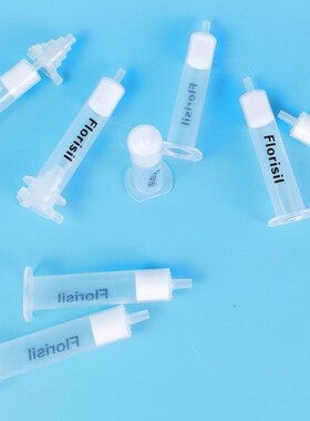 Florisil固相萃取柱农残级弗罗里硅土硅藻土硅酸镁小柱SPE固相萃取柱碱性硅藻土1g/6ml 硅酸镁净化柱 1000mg