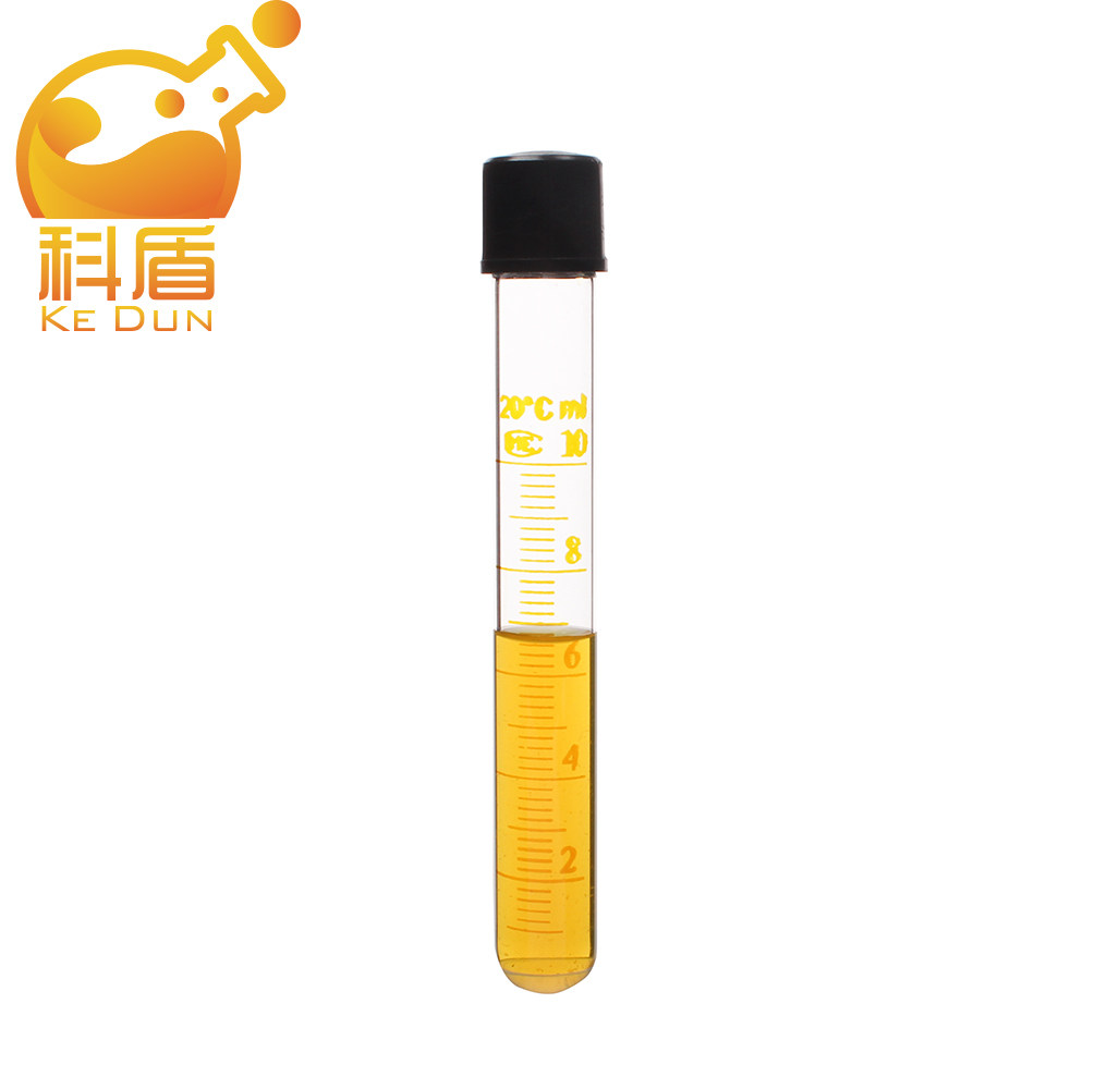 玻璃螺口刻度试管 5/10/15/20/25/50ml 圆底试管 尖底离心管 带盖