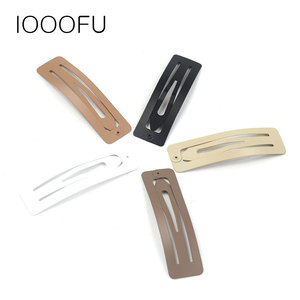 磨砂方形bb夹套装气质侧边长刘海夹碎发边夹大号合金卡子温柔百搭