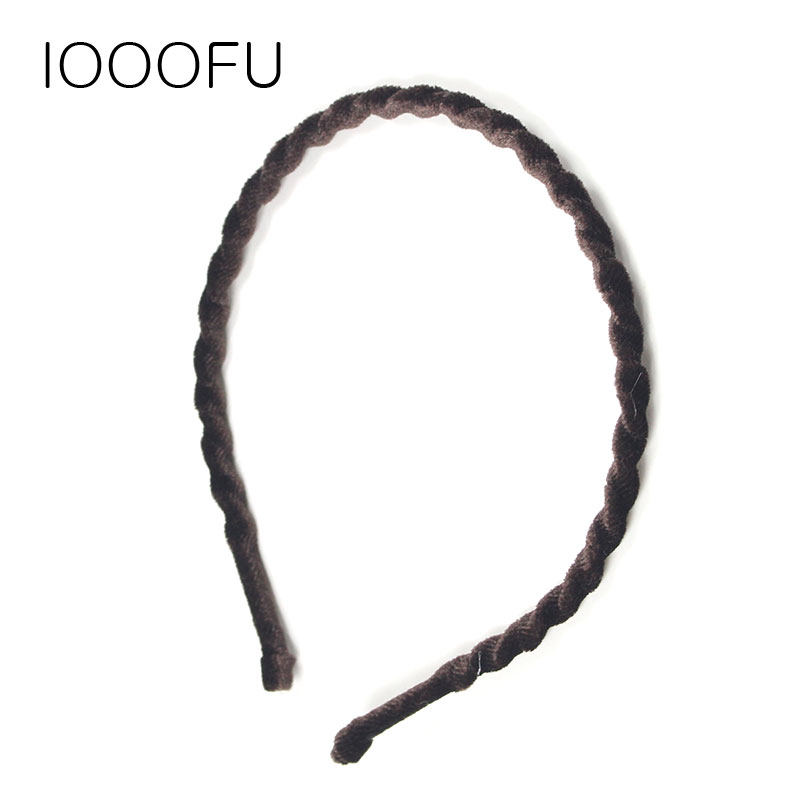 麻花波浪丝绒细发箍 韩国简约防滑窄发箍气质金丝绒百搭外出洗脸