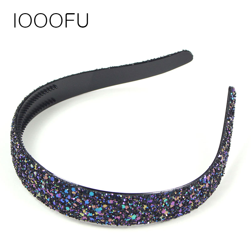 宽边发箍不卡耳后带齿防滑头饰