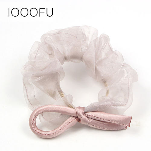 韩国欧根纱蝴蝶结扎发仙女森系