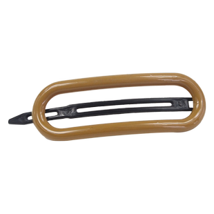 韩国亮面扣夹发夹简约纯色滴釉侧边夹压发镂空青蛙扣夹一字刘海夹