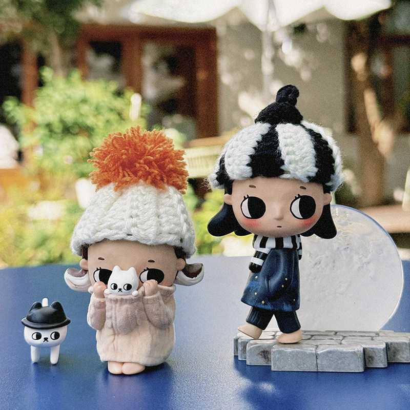 Nyota塔塔冬日针织帽 手作改娃毛线帽装饰配件创意复古简约小帽子,家居饰品,装饰摆件,淘宝优惠券,粉丝福利购,淘宝优惠卷