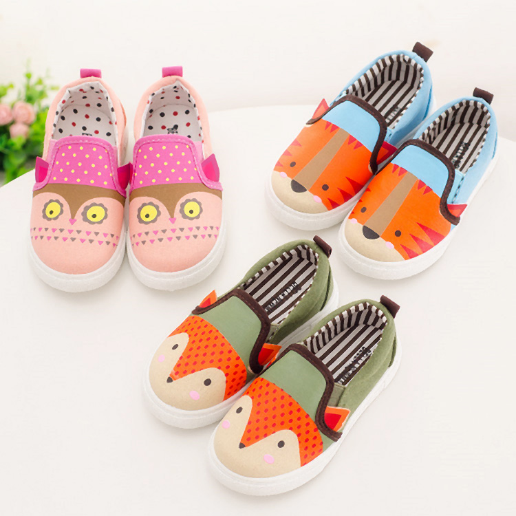 Baskets enfants en toile totem pour printemps - semelle caoutchouc naturel - Ref 1035801 Image 1