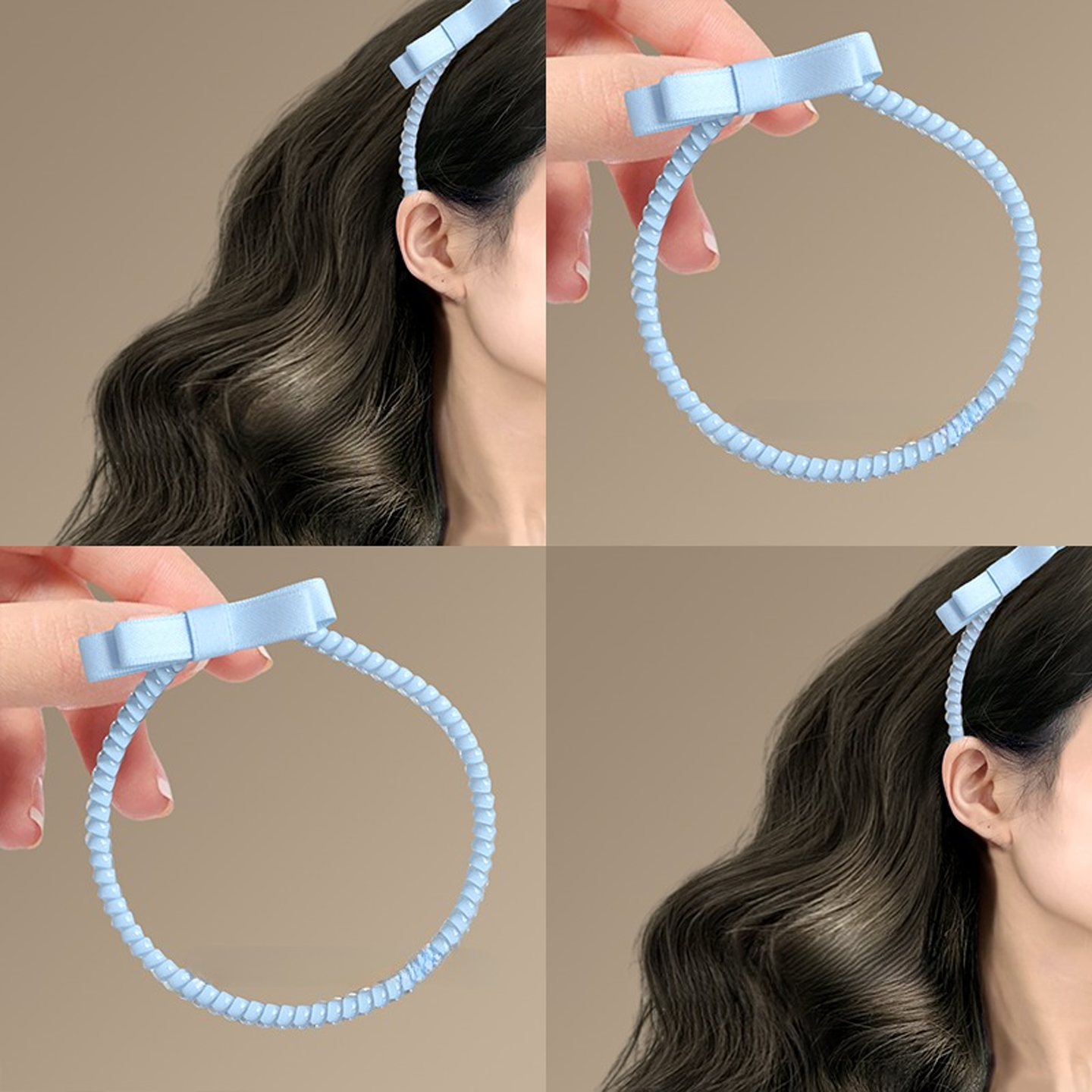 一款多用电话线发绳长款发圈头饰