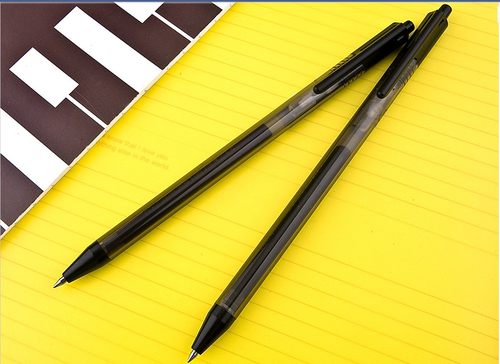 真彩按动中性笔a22简尚滑丽芯