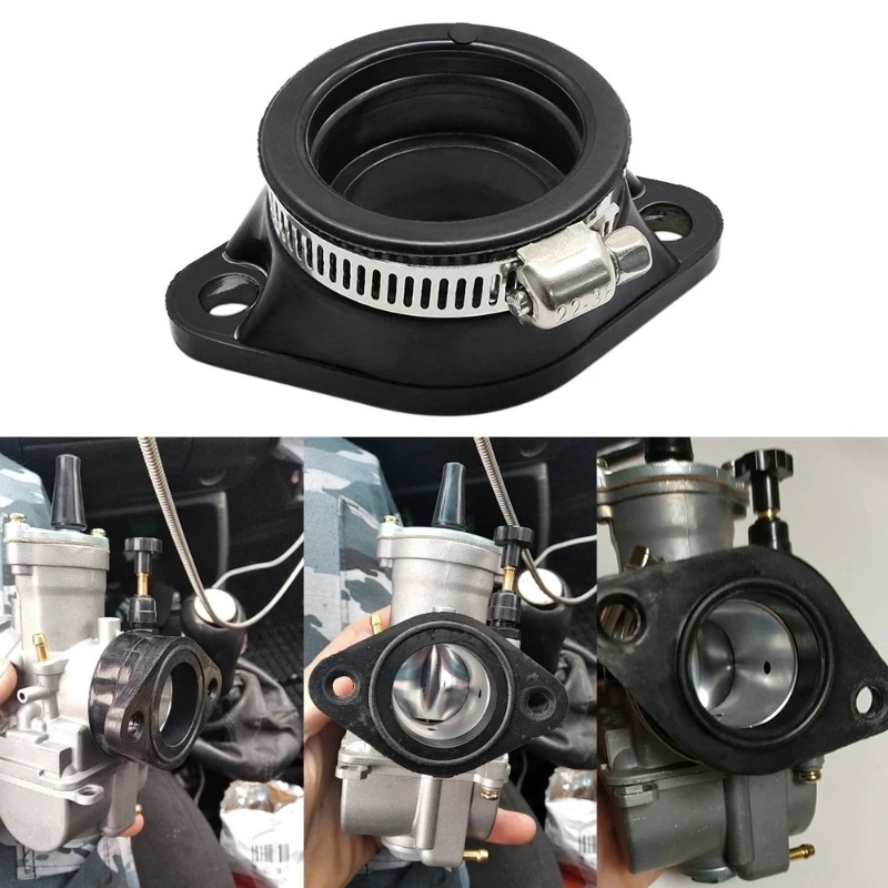 摩托车改装化油器接口适用于PE28直口胶转接口通用越野摩托车