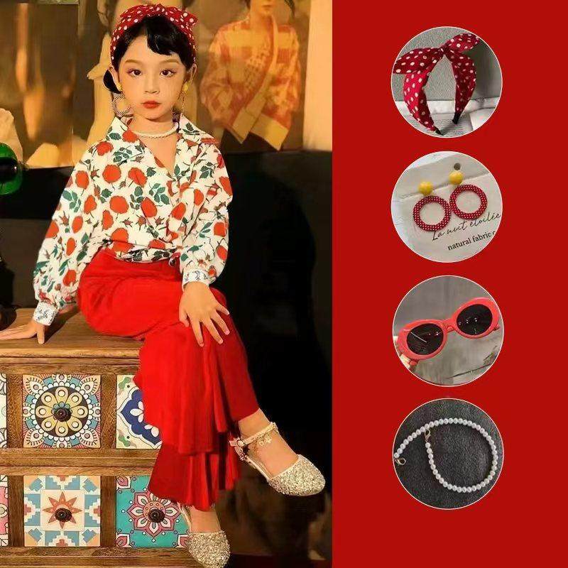 演出怀旧长袖8090复古儿童男喇叭裤年代服装走秀港风主题女童套装,童装/婴儿装/亲子装,儿童演出服,淘宝优惠券,粉丝福利购,淘宝优惠卷