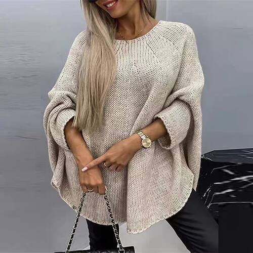 Women's New Sweater Cape Fashion Knitwear 女装毛衣时尚针织衫