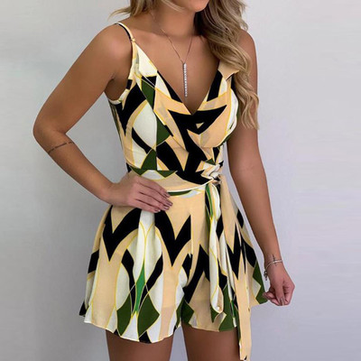 Ladies Beach Hawaiian Fashionable Comfortable Jumpsuit