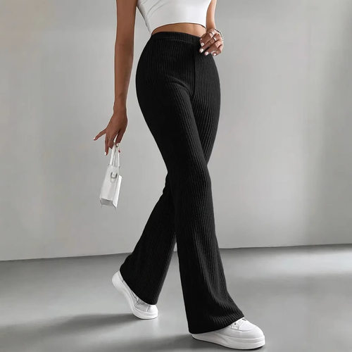 Fashionable Women's Flared Pants, Versatile Casual Pants女裤