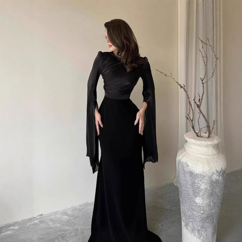 New round-neck slim-fit sexy dress for women新款性感连衣裙女