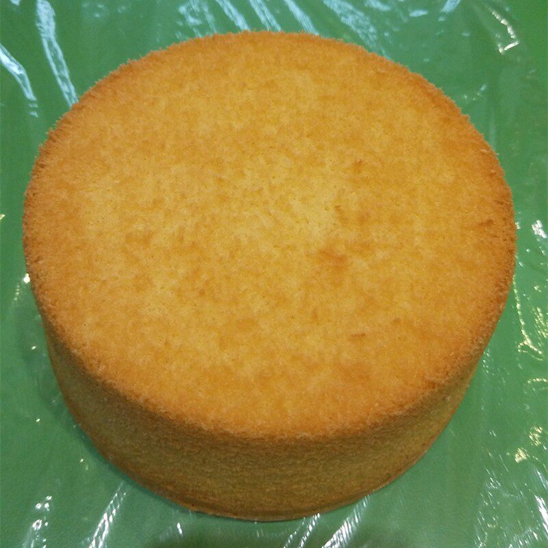 戚风生日蛋糕胚子即食烘焙生日蛋糕胚半成品手工diy底胚 2个包邮