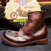 马丁靴真皮马皮皮靴男鞋 2025新款 水洗手工装 高帮伞兵靴英伦风潮流