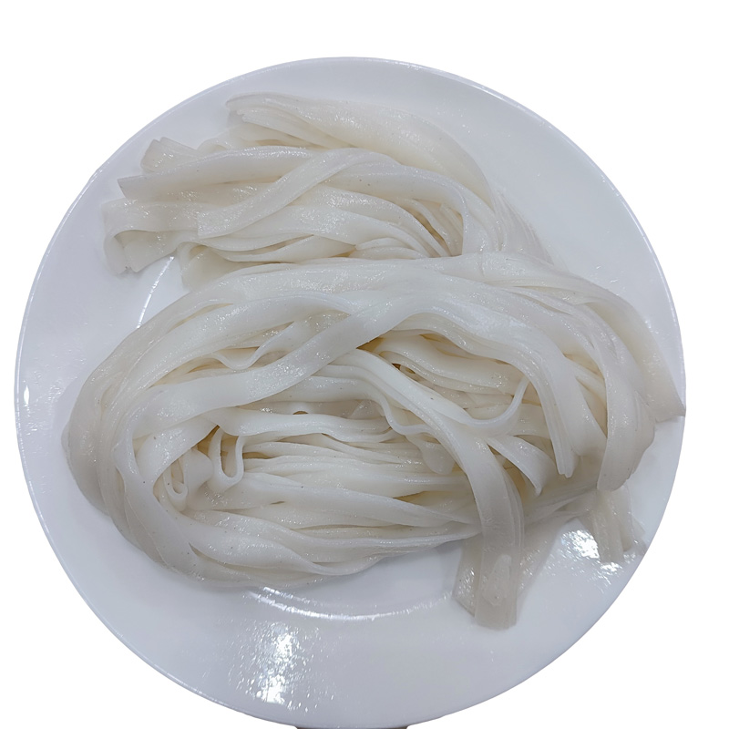 武汉宽粉热干粉新鲜湿米粉牛肉码子扁汤粉真空炒粉皮早餐湖北特产