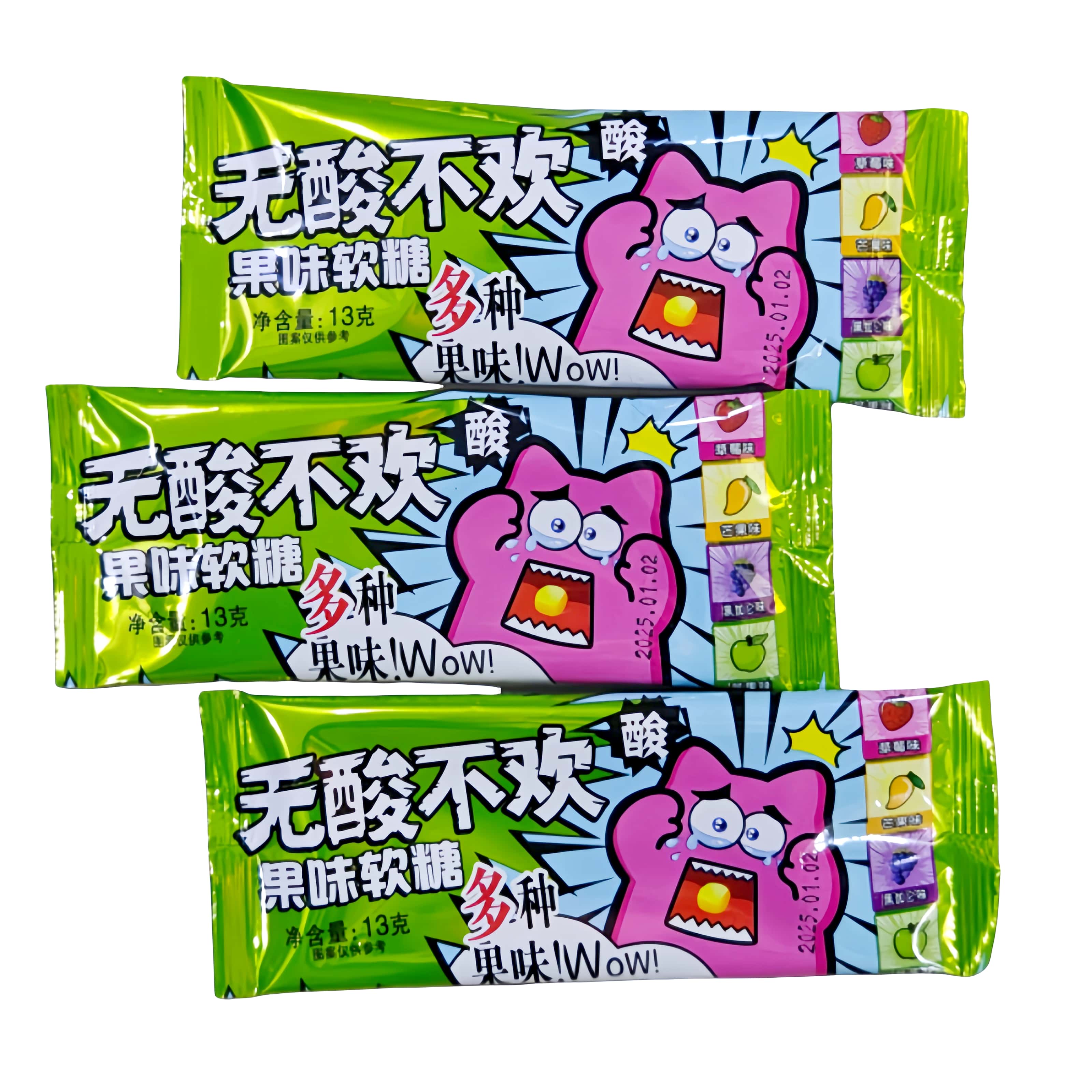 新美无酸不欢果味软糖网红