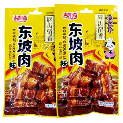 麦凯奇东坡肉味辣条面制品