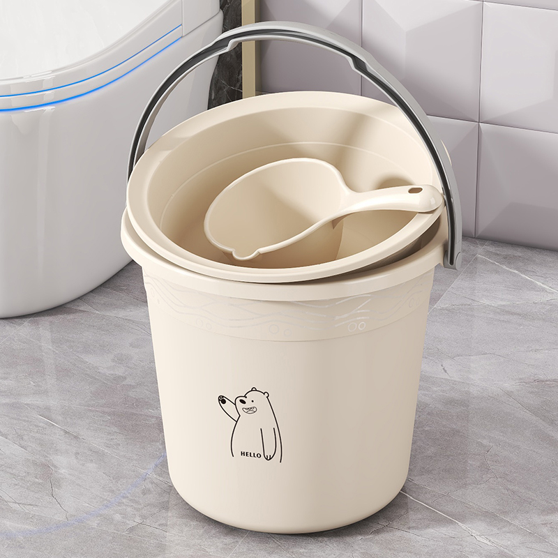 塑料水桶加厚家用大号学生宿舍洗衣桶洗澡桶清洁桶手提储水圆桶子