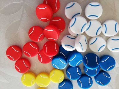 大块头硅胶减震器 扁形网球 网球拍避震器 减震器平面网球避震器