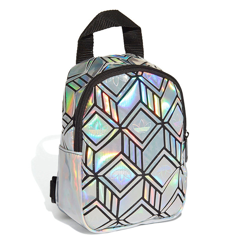 adidas阿迪达斯三叶草男女包运动休闲菱形镭射时尚双肩背包ge5448