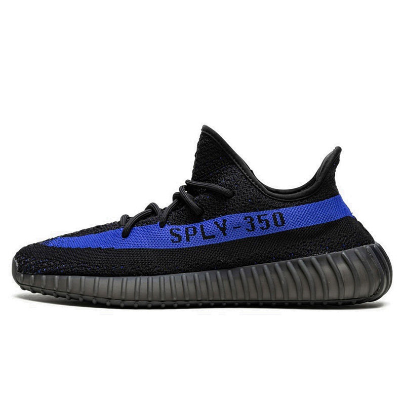 adidas阿迪达斯yeezy boost 350v2椰子350黑蓝油漆条中性鞋gy7164