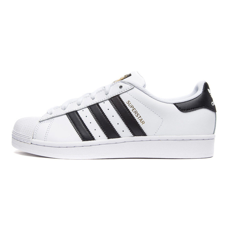 adidas阿迪达斯三叶草男女鞋金标贝壳头小白鞋低帮运动板鞋c77124