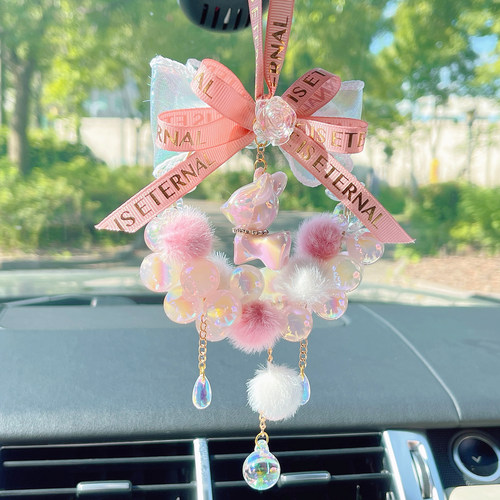 一鹿平安可爱炫彩小鹿汽车挂件