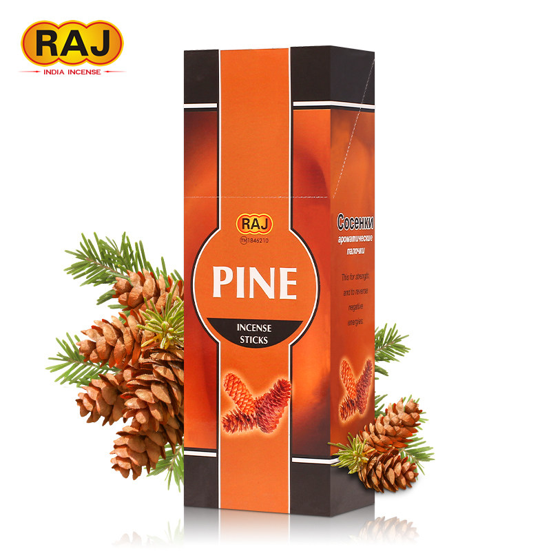 raj印度香 松香pine 正品印度原装进口手工香薰熏香线香卧香124