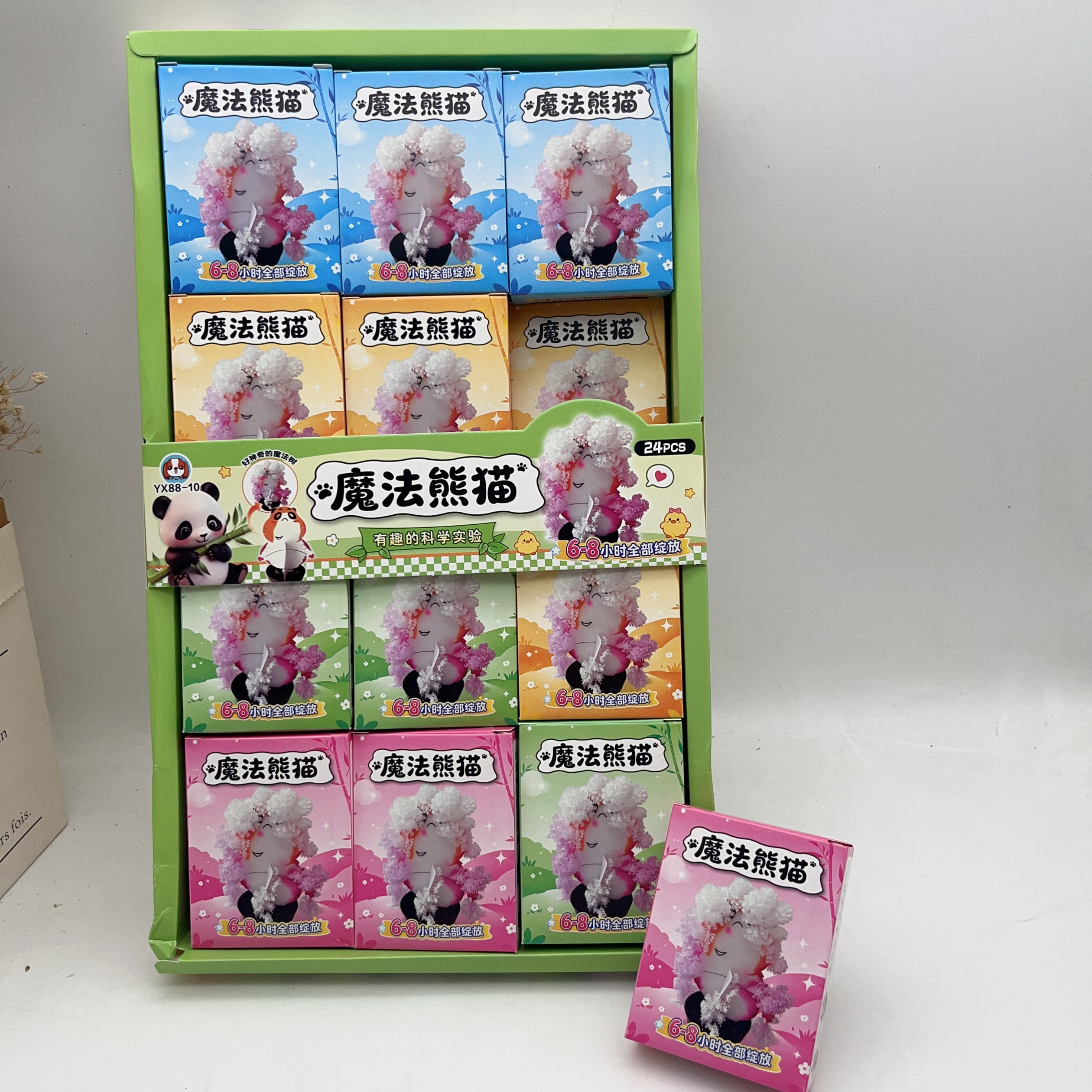 经典儿童玩具纸树开花神奇魔法雪花实验小学科学实验玩具儿童礼物
