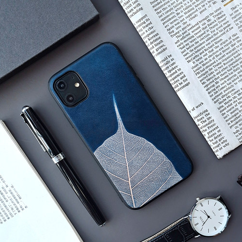 iphone16佛系手机壳真皮磁吸刻字