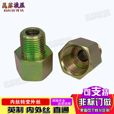 内螺纹外螺纹内外丝转换液压接头