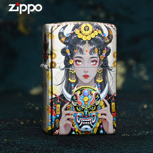 Zippo打火机正品 女财神 扎基拉姆 煤油防风男节日送高档礼物收藏