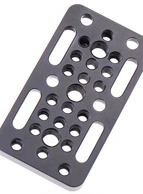 通用1/4与3/8螺纹孔转接快装板三脚架云台底座配件相机兔笼附件